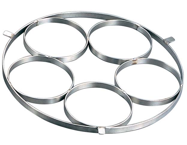 ＥＢＭ　１８－８　ゆで麺鍋用リング　Ｃタイプ　φ１４５×５穴