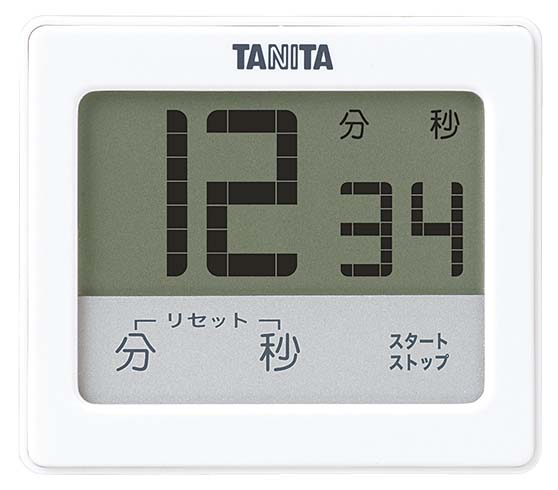 タニタ　防水タッチパネルタイマー　ＴＤ－４１４　WH ﾎﾜｲﾄ