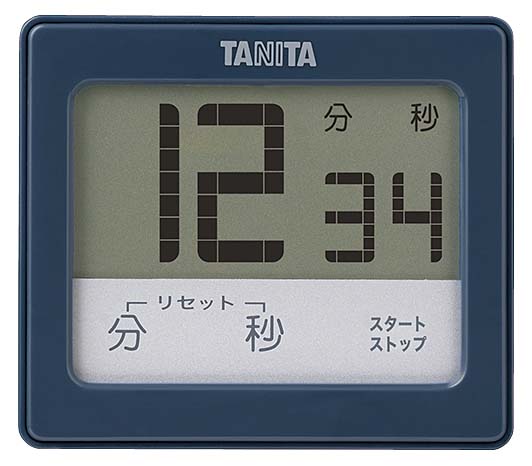 タニタ　防水タッチパネルタイマー　ＴＤ－４１４　BL　ﾌﾞﾙｰ
