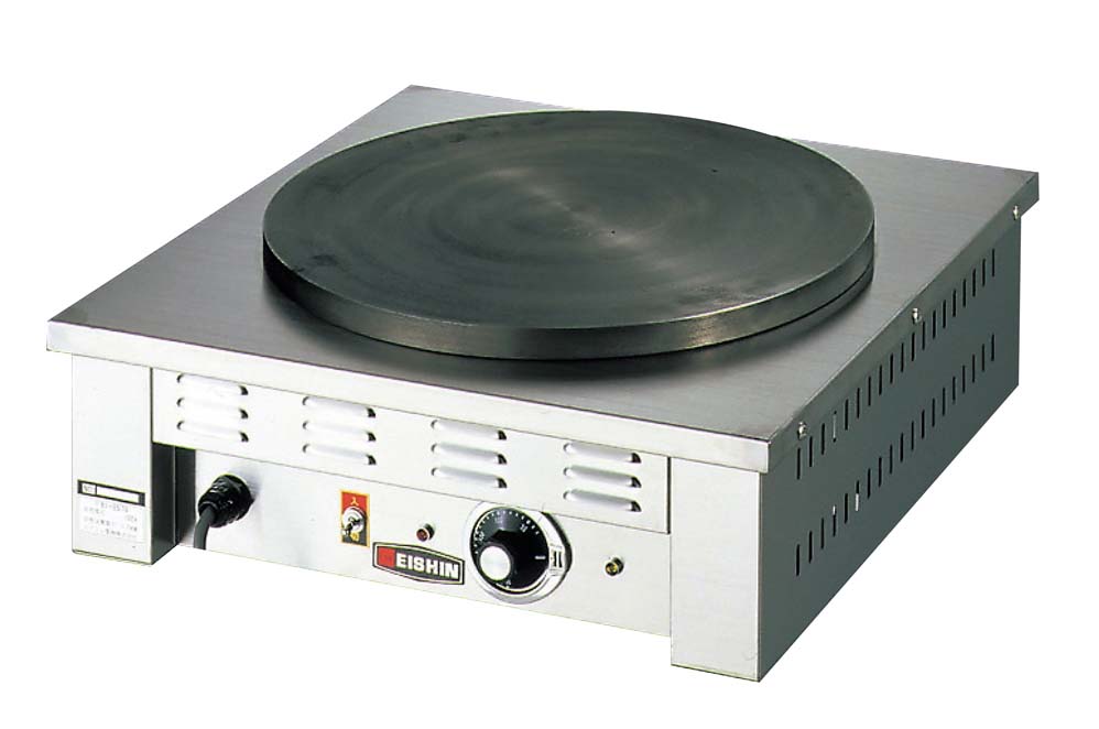 エイシン　電気　クレープ焼器　一連単相　ＥＣ－２０００
