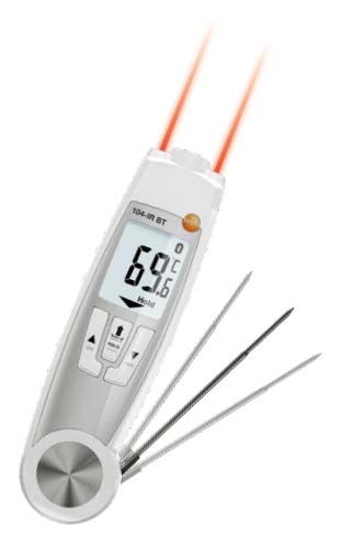 ﾃｽﾄｰ折りたたみ式赤外放射温度計　testo104-IR BT(0560 1046 60)