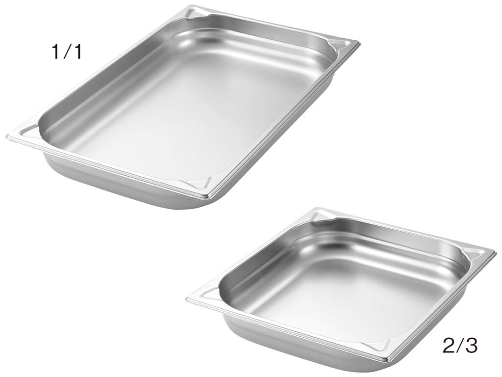プロシェフ　１８－８　ガストロノームパン　２／１　６５㎜