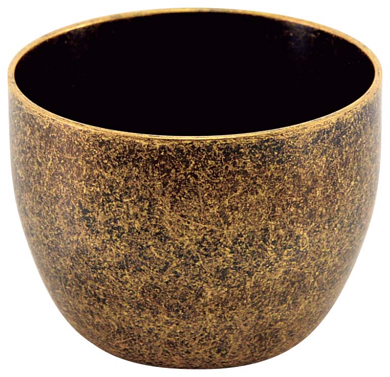 レトロ　１８－８　ぐい呑み（一重構造）ゴールド