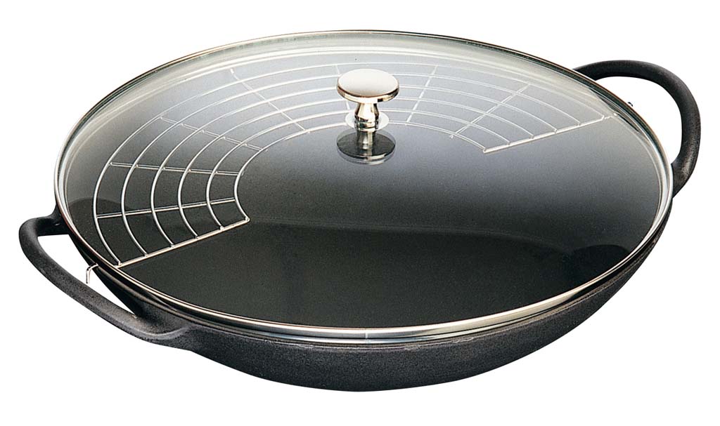 ストウブ　グランビュッフェパン　３７㎝　ブラック　40509-398